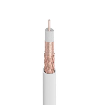 Cable coax.cxt pvc eca 18vrtc ø 1,00/4,8/6,6mm bl(bob.plast.100m)