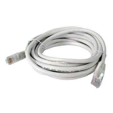 Cable de red u/utp cu cat6 pvc blanco 3m