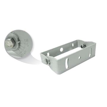 Soporte pared atmosled m8 (24-72 leds) aluminio