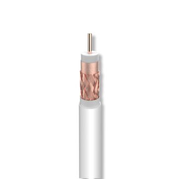 Cable coaxial t-100plus pvc eca clase a 16vrtc ø 1,13/4,8/6,6mm blanco (en bobina de plástico de 100