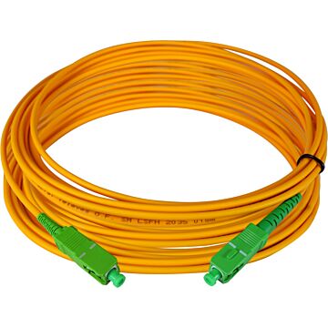 Latiguillo de fibra óptica sc/apc, monomodo (sm), lsfh y euroclase dca de interior