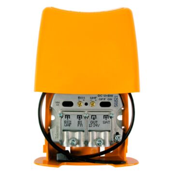 Amplificador de mástil 12..24v 3/1 b3/u-fmmx-fimx usos