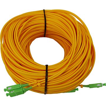 Latiguillo duplex de fibra óptica sc/apc, monomodo (sm), lsfh y euroclase dca de interior