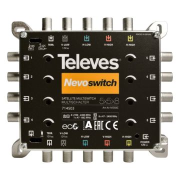 Multiswitch nevoswitch 5x5x8 terminal cascada