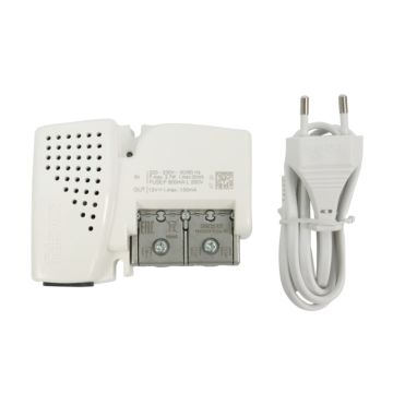 Amplificador vivienda 2s 47-790mhz g10/20db ajustable