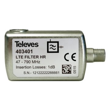 Filtro lte60 f 5-790mhz vhf/uhf c21-60 exterior