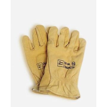 Guantes de protección mecánica sg-39 piel-flor vacuno amarillo