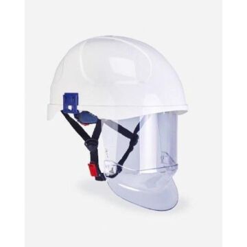 Casco de seguridad secra-1 con pantalla integrada clase 1