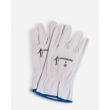 Guantes de protección mecánica sg-38 piel-flor vacuno gris