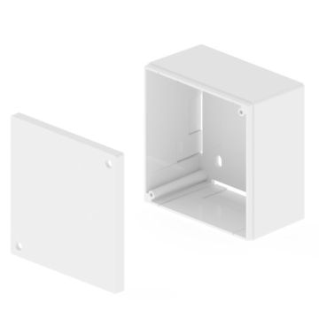 73 caja de conexión-derivación blanco ral9010 85x85 u24x