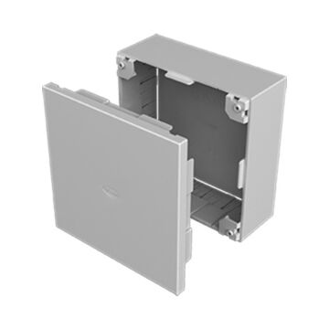 78 caja conexión y derivación gris ral7035 110x110 u24x