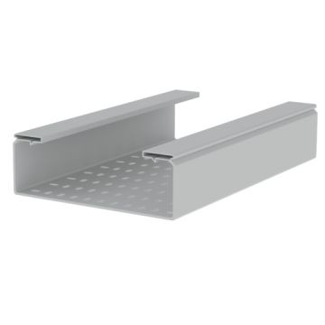 66 bandeja perforada gris ral7035 100x300 u23x