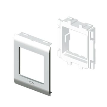 93 adaptad. vert. 1 mec. simon 27 color aluminio 65 u24x