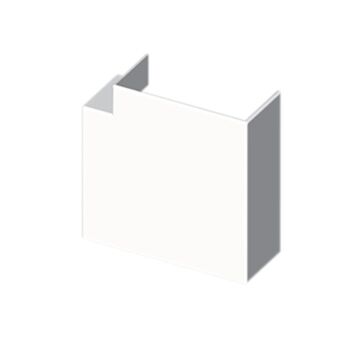 73 ángulo plano blanco ral9010 60x230 u24x