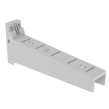66 soporte horizontal aislante gris ral7035 500 u23x
