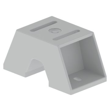 66 soporte vertical aislante gris ral7035 150 u23x