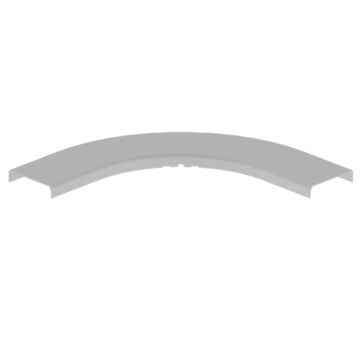 66 tapa curva plana de 90° gris ral7035 75 u23x
