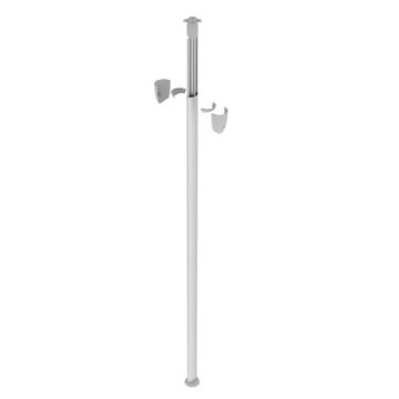 50 columna falso techo anodizado gris ø50x88 3,14m aluminio