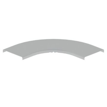 66 tapa curva plana de 90° gris ral7035 150 u23x
