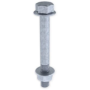 66 tornillo din 6921 con tuerca m8x70 ac. galv. c6
