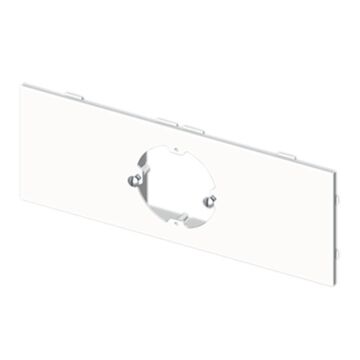 73 placa 1 mec. universal blanco ral9010 u24x