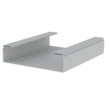 66 bandeja perforada gris ral7035 100x400 u23x