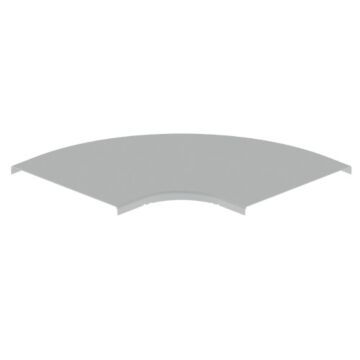 66 tapa curva plana de 90° gris ral7035 400 u23x