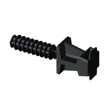 Taco presión distanciador u63x diámetro 8mm poliamida 6 negro