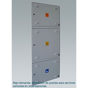 Puerta metálica galvanizada marco l 750x1000