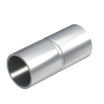 Manguito de unión en aluminio sv25w alu,sin rosca