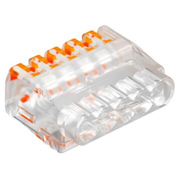 Terminales de conexión sin tornillos 5 polos