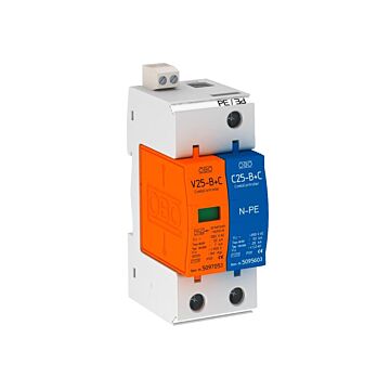 Descargador combinado v25 v25-b+c 1+npe+fs,tipo 1+1 con fs