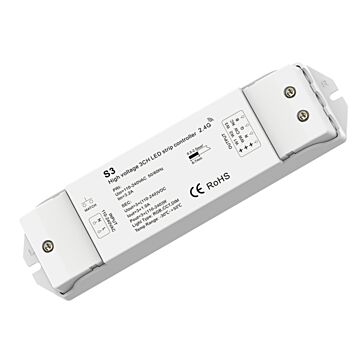 Controlador para tira led 15w 230v rgb ip67 s3