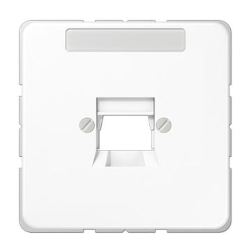 Placa mod. jack cd blanco alpino