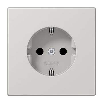 Enchufe schuko® prot contacto ls gris cl
