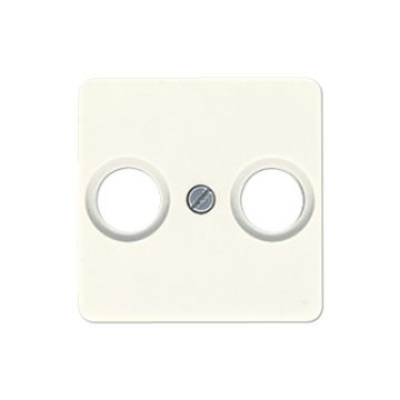 Placa toma tv blanco 