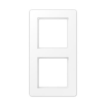 Marco doble a flow blanco mate