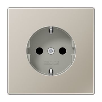 Enchufe schuko® prot. contacto ls acero