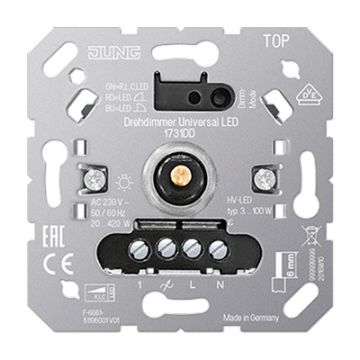 Dimmer giratorio universal para led