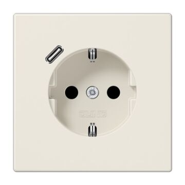 Enchufe schuko® c/ usb-c ls bl.
