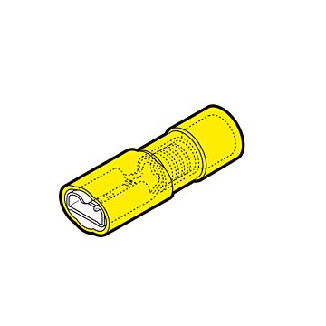 Conector h preaislado nylon 4,6 6,35x0,8