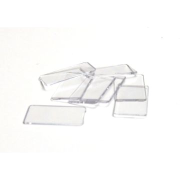 Plaqueta protección tap-ccs 15x27mm transparente