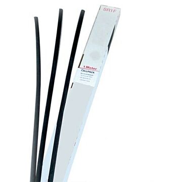 Tubo termoretractil pared delgada sin adhesivo sr1f 4,8-2, azul en tiras de 1m (caja 10 tiras)