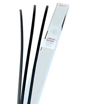 Tubo termoretractil pared delgada sin adhesivo sr1f 19,1-9,5 azul en tiras de 1m (caja 10 tiras)