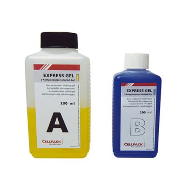 Express gel 400 ml. - gel bicomponente listo en 5 segundos - cambia de color cuando está listo