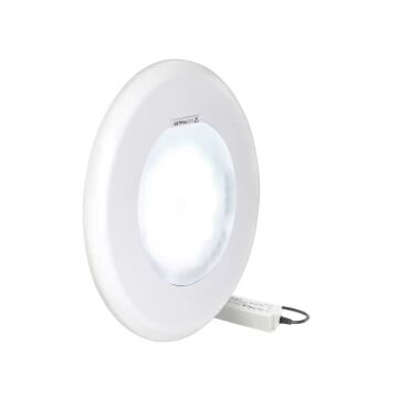 Conjunto embellecedor + punto de luz blanco flexiniche dc
