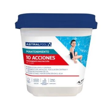 Tabletas multifuncionales 250g action 10 acciones 5kg