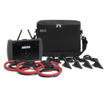 Myebox-1500-4 flex-r80, analizador de redes portátil trifásico con registro de eventos de calidad y