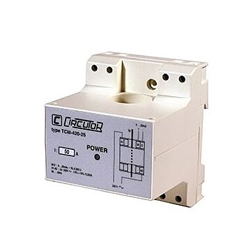 Transformador de corriente con convertidor 4 ... 20 ma, pletina 25 mm