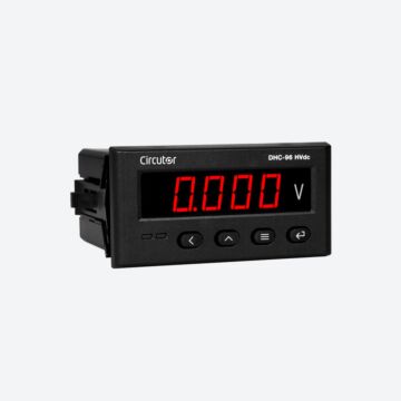 Voltímetro digital 96 x 48, con 2 relés de salida